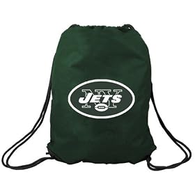 New York Jets Green Nylon Drawstring Backpack