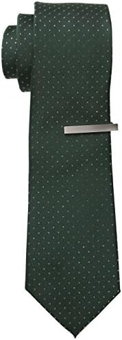 Little Black Tie Men's Halsted Dot Tie, Green, One Size