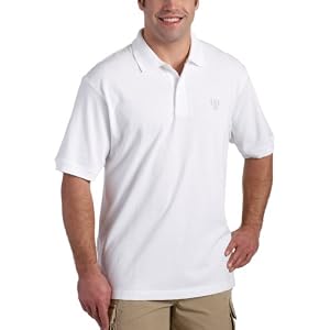 IZOD Mens Short Sleeved Crested Pique Polo