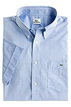 Short Sleeve Washed Pinpoint Oxford Shirt
