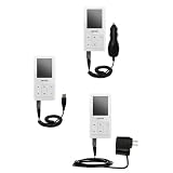 Deluxe Kit for the Archos 2 includes a USB cable with Car and Wall Charger - uses Gomadic TipExchange Technology