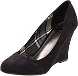 Fergalicious Women's Tiny Too Wedge Pump,Black,8 M US