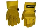 Produkt-Bild: Dunlop 360101 Profi Arbeitshandschuhe Gr. L, 'All Season' 3M Thinsulate Futter, Leder/ Baumwolle, gelb, Cat 2 zertifiziert EN 388/ 4133