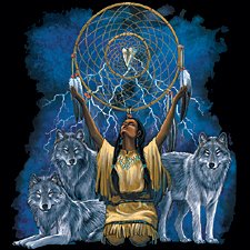 Maiden W/ Dreamcatcher Adult Long Sleeve T-Shirt