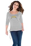 Touch by Alyssa Milano San Diego Chargers Women's 3/4 Sleeve Team Organic Top XX Large