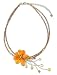Carnelian choker, 'Early Morning' 1" W 17" L
