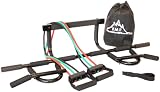 Black Mountain Products New Heavy Duty Doorway Chin Up Pull Up Bar and New 3 Strong Man Set of Resistance Bands
