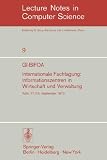 GI-BIFOA Internationale Fachtagung: Informationszentren in Wirtschaft und Verwaltung