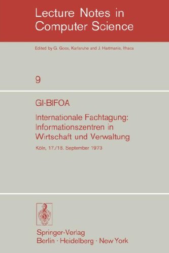 GI-BIFOA Internationale Fachtagung: Informationszentren in Wirtschaft und Verwaltung