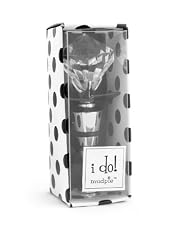 Mud Pie Wedding Eat, Drink and Be Married Faux Diamond Bottle Topper by Mud Pie