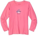 Life is Good Girls Crusher Long Sleeve Tee