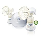 Philips AVENT BPA Free ISIS iQ Duo Twin Electric Breast Pump, White