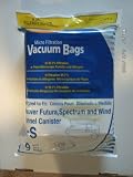 Type S Hoover Vacuum Cleaner Replacement Bag (9 Pack)