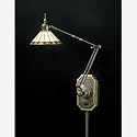 Quoizel TF8156Z Tiffany 26-Inch One Light Pin-up Swing Arm, Medici Bronze Finish