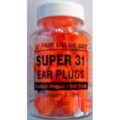 Super 31 Earplugs (40 Pairs) On Sale
