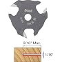 Freud 56-100 1/16-Inch 3-Wing Slot Cutter for 5/16 Router Arbor