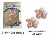 Cake Decors Pink & Burgundy Gladiolus Orchids