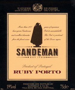 サンデマン　ルビー　ポート 750ML