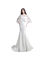 Mermaid Elbow Length Sleeves Lace-Up Evening Dress/Wedding Party Dress 