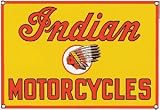 Ande Rooney Indian Motorcycle 1934 Reproduction Sign