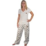 College Concepts Atlanta Thrashers Women's Broadway Flannel Pant & Tee Set Large