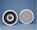 JA Audio 6.5 Aluminum 2-Way 100 Watt Round In-Ceiling Speaker (Pair)