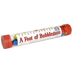Sahagian A Foot of Bubblegum, 9.6-Ounce Tube (Pack of 4)