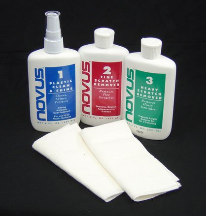 Buy Now at Amazon.com: Novus Polish Kit, Plastic Polish & Scratch Remover, 8 Oz