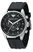 Emporio Armani Men's Black-Dial Chronograph Watch