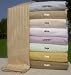 600 TC Egyptian Cotton Sheet Set - Striped - Full-Queen-King-Cal King, King LightBlue