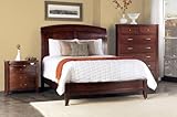 IMAGE OF Modus Furniture BR15SX - Brighton Low Profile Wood Sleigh Bed (Cinnamon) (Full, Queen, King, California King)