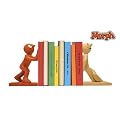 Book Ends - Morph and Chas Tony Hart Characters Bookends - Novelty Gift