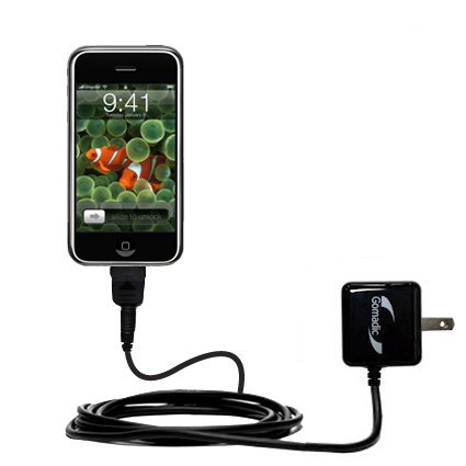 Rapid Wall Home AC Charger for the Apple iPod touch - uses Gomadic TipExchange Technology