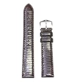 Watchband Genuine Lizard Brown 22mm