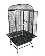 Brand New Parrot Bird Wrought Iron Cage Dome-Top 24x22x58-WI24ASR