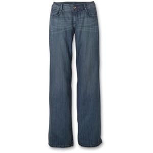 Buy Curvy Fit Denim Trousers by Eddie Bauer