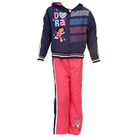 Girls Dora the Explorer World Explorer 3pc Hooded Pants Set ~ Size (4-6x)