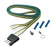 Valley 32035 4-Flat Trailer End Connector, 48" (Includes Wire Taps)