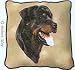 Rottweiler Woven Lap Square (Throw Blanket)