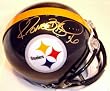 Jerome Bettis Autographed Pittsburgh Steelers Mini Helmet ~ Autographed by The Bus ~ Limited to 36!