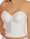 Goddess Smooth Simplicity Molded Underwired Longline Bridal Strapless Bra Style 6930
