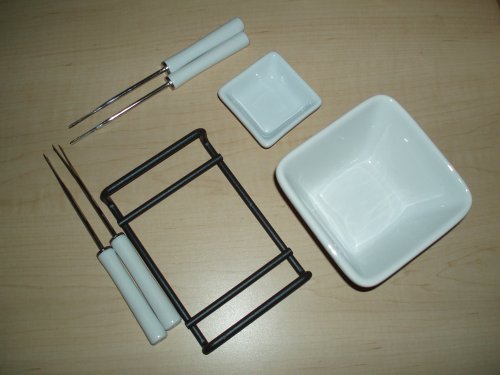 The Pampered Chef Simple Additions Fondue Accessory Set