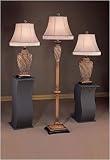 Minka Ambience 40000-196d Romance Table and Floor Lamp Set in Tuscan Patina