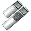 Aluminum World Time Alarm Clock and Calculator
