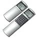 Aluminum World Time Alarm Clock and Calculator