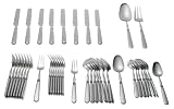 Yamazaki Old Denmark 42-Piece Flatware Set with Caddy, Service for 8