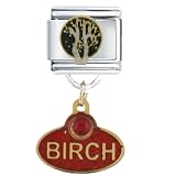 Birch Tree Italian Charms Bracelet Link