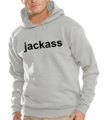 Touchlines Herren Kapuzen Sweatshirt Jackass, heather grey, L, B7119 Preisvergleich
