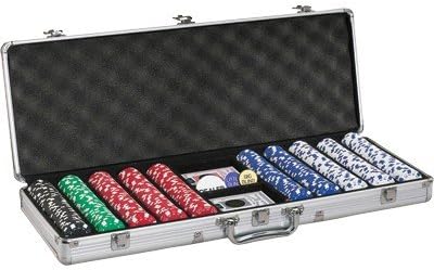 Professional Texas Hold'em Poker Chip Set, 500