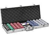 Professional Texas Hold'em Poker Chip Set, 500